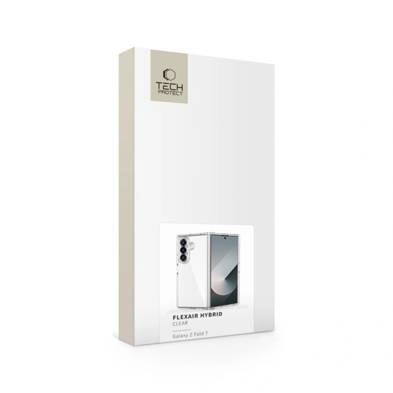 Capa Flexair Hybrid Tech-Protect THP4308 para Samsung Galaxy Z Fold 7, transparente