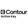 Teclado mini de secretária Active Key AK-7000-U-B/CH, com fios, USB, layout suíço, preto