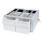 Componente de montagem duplo alto suplementar Ergotron StyleView SV43/44 (módulo de 2 gavetas), cinzento/branco