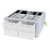 Componente de montagem duplo alto suplementar Ergotron StyleView SV43/44 (módulo de 2 gavetas), cinzento/branco