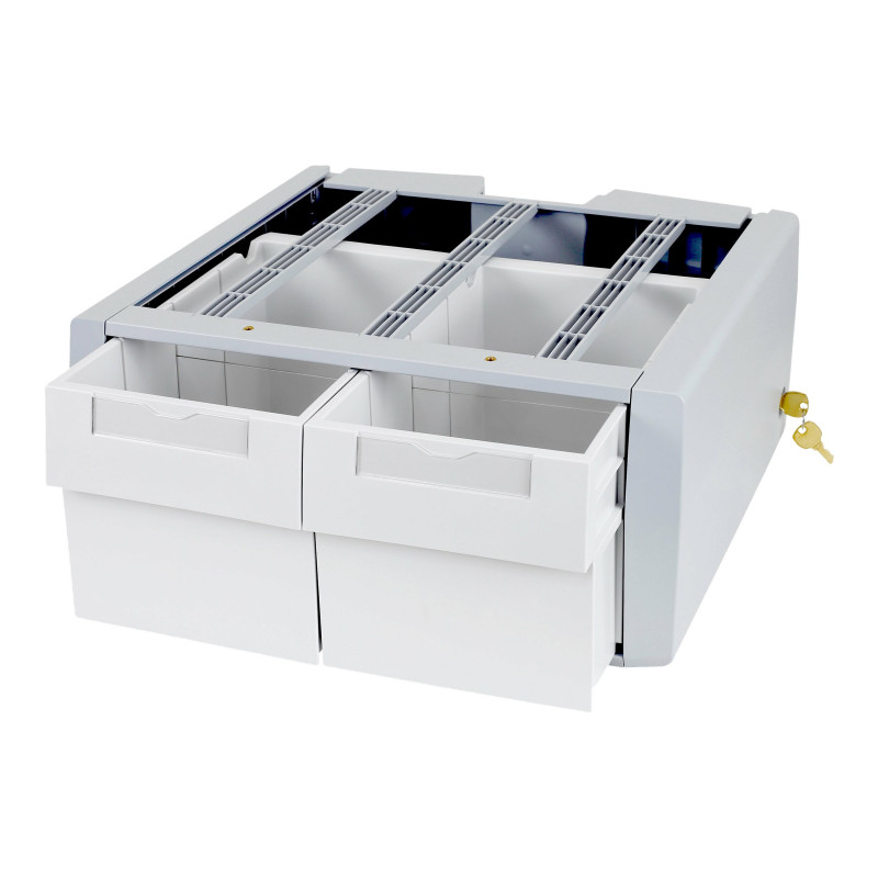 Componente de montagem duplo alto suplementar Ergotron StyleView SV43/44 (módulo de 2 gavetas), cinzento/branco