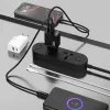 Carregador de parede GaN PD 30W Dudao A27TEU, USB-A + USB-C, preto