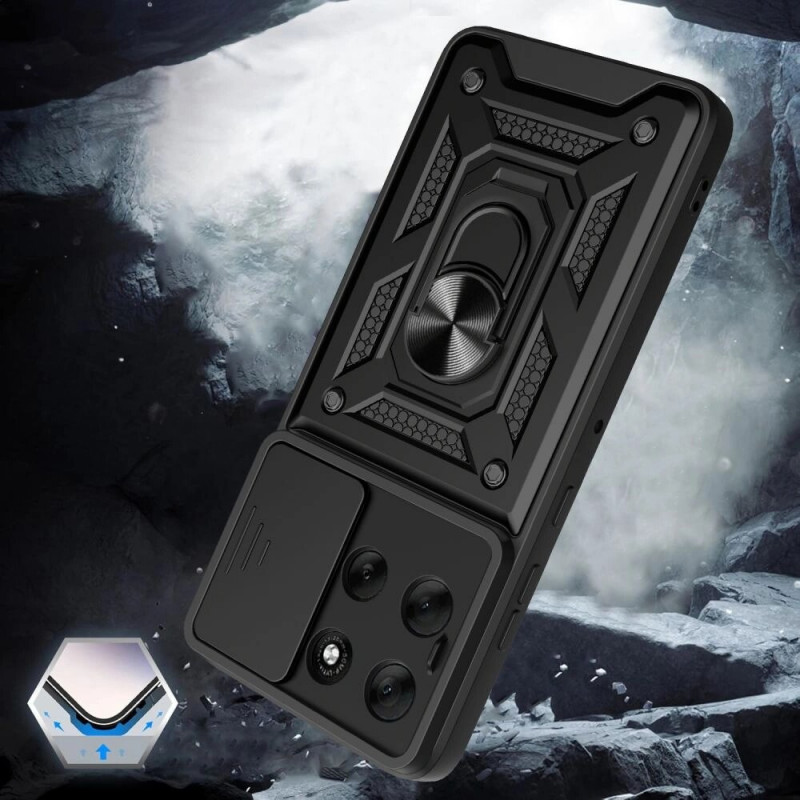 Capa Tech-Protect Camshield Pro para Motorola Moto G86 5G / G86 Power 5G, preta