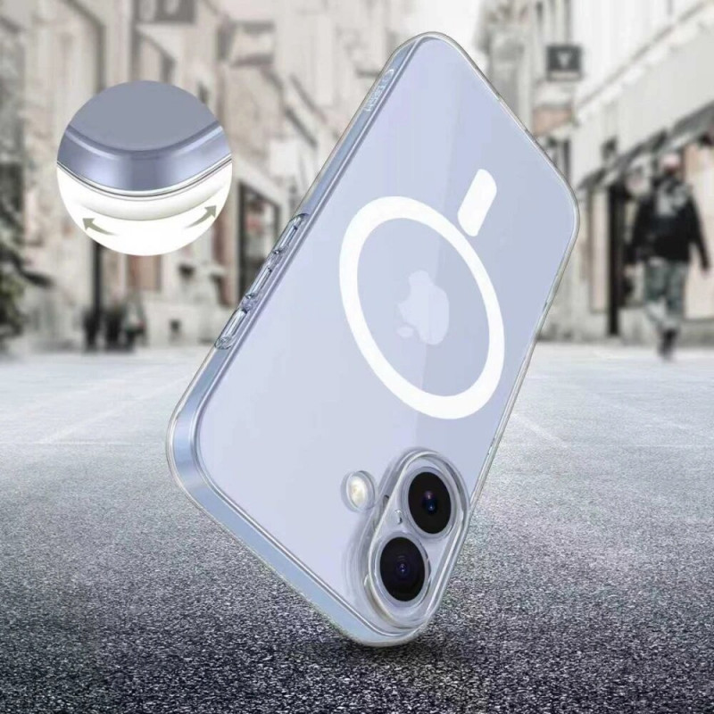 Capa FlexAir MagSafe Tech-Protect para Apple iPhone 17, Transparente