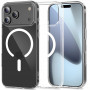 Capa Tech-Protect Flexair Hybrid MagSafe para Apple iPhone 17 Pro, Transparente