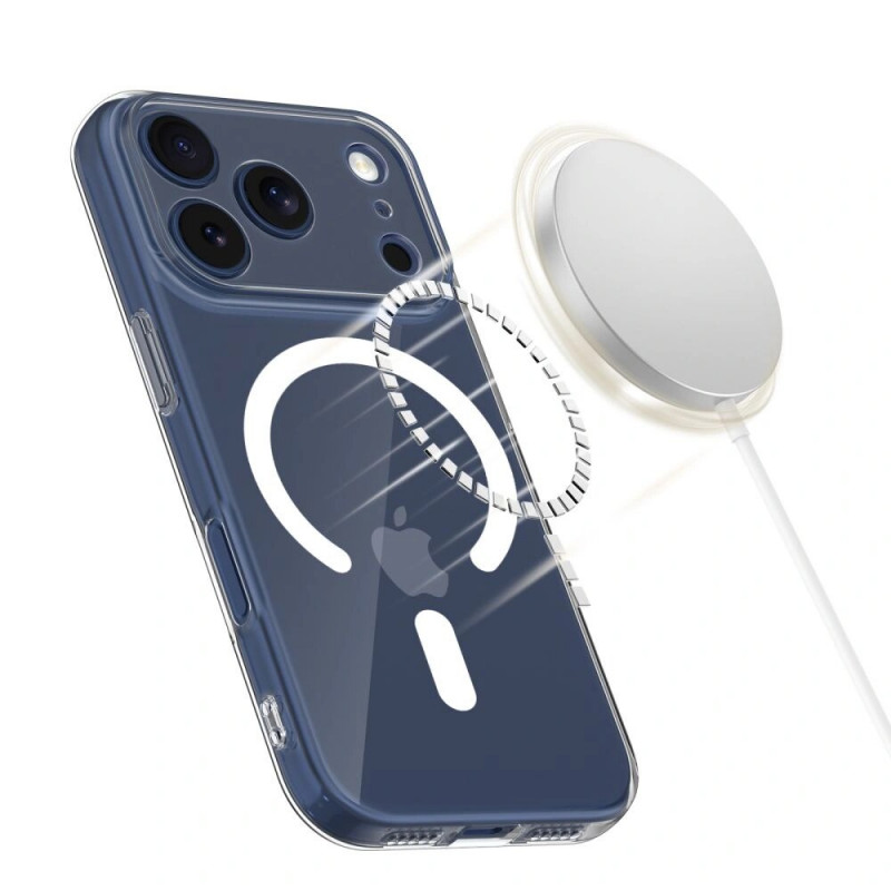 Capa FlexAir MagSafe Tech-Protect THP4599 para Apple iPhone 17 Pro, transparente