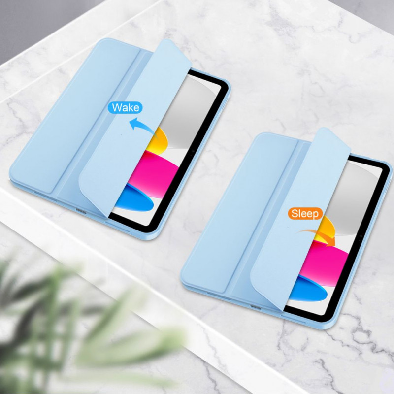 Capa Tech-Protect SC Pen para Apple iPad 10.9 (2022) / iPad 11 (2025), azul-céu
