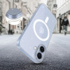 Capa Tech-Protect FlexAir MagSafe para Apple iPhone 17, transparente com glitter