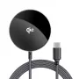 Carregador sem fios magnético Acefast E24 Qi2 15W com cabo USB-C de 1,2 m, preto