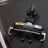 Suporte de smartphone para carro por gravidade Dudao F11Pro, preto