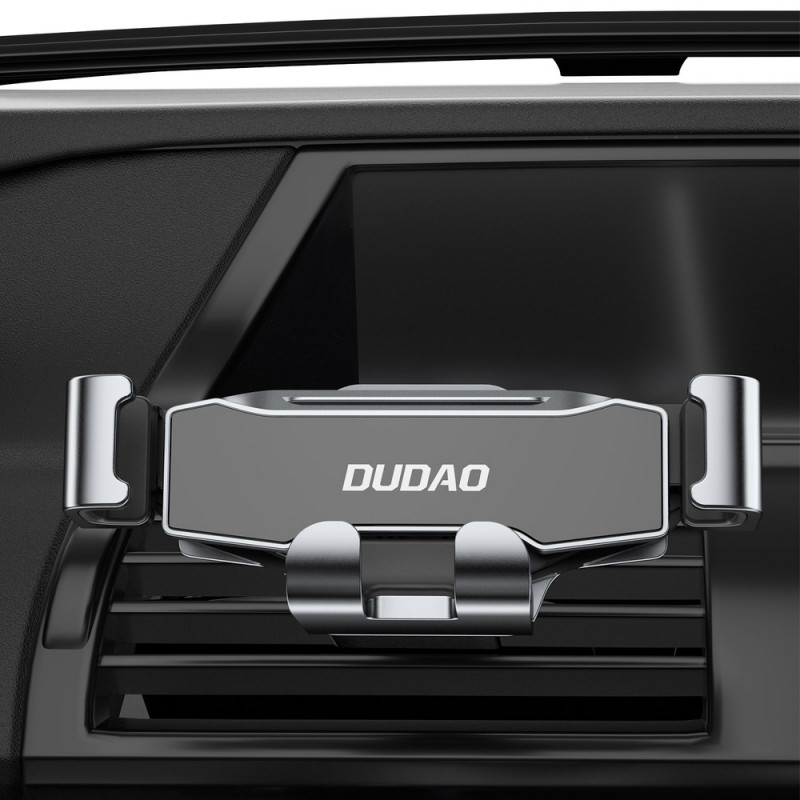 Suporte de smartphone para carro por gravidade Dudao F11Pro, preto