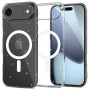Capa Tech-Protect FlexAir MagSafe para Apple iPhone Air, transparente com glitter