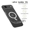 Capa Tech-Protect FlexAir MagSafe para Apple iPhone Air, transparente com glitter