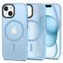 Capa Tech-Protect MagMat MagSafe para Apple iPhone 15, azul-céu mate