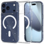 Capa Tech-Protect FlexAir MagSafe para Apple iPhone 17 Pro Max, transparente com glitter