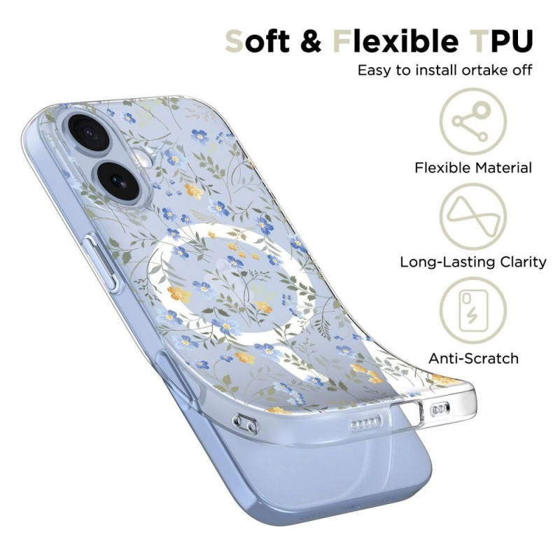 Capa FlexAir MagSafe Tech-Protect para Apple iPhone 17, Spring Flowers