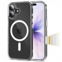 Capa Tech-Protect Flexair Hybrid CC MagSafe para Apple iPhone 17, transparente