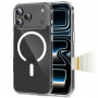 Capa Tech-Protect Flexair Hybrid CC MagSafe para Apple iPhone 17 Pro, transparente