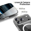 Capa Tech-Protect Flexair Hybrid CC MagSafe para Apple iPhone 17 Pro, transparente