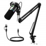 Microfone dinâmico Maono PD200XS, preto