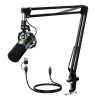 Microfone dinâmico Maono PD200XS, preto