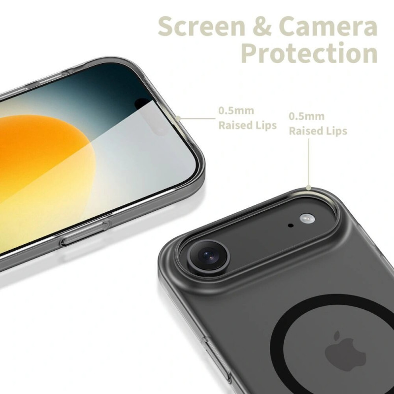 Capa Tech-Protect Magslim MagSafe para Apple iPhone Air, preto mate