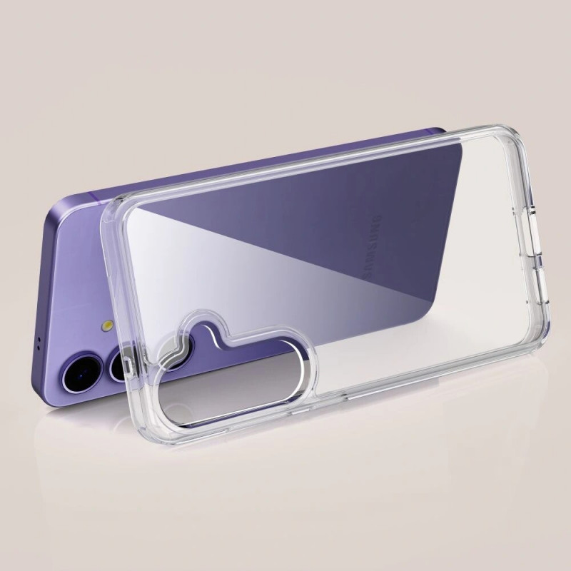 Capa Tech-Protect Flexair Hybrid para Samsung Galaxy S25, transparente