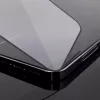 Película de vidro temperado Wozinsky Super Tough Full Glue com moldura compatível com capa para iPhone 14 Plus / 13 Pro Max, preto