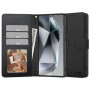 Capa carteira Tech-Protect para Samsung Galaxy S25, preta