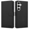Capa carteira Tech-Protect para Samsung Galaxy S25, preta