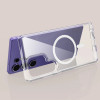 Capa Tech-Protect Flexair Hybrid MagSafe para Samsung Galaxy S25 Ultra, transparente