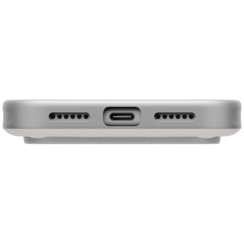 Capa UNIQ Elix para Apple iPhone 18 Pro Max / 17 Pro Max, suporte rotativo 360, cinza-claro