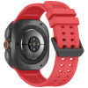 Tech-Protect Bracelete Air em silicone para Samsung Galaxy Watch Ultra 1 / 2 (2024-2026) 47 mm, vermelho carmesim