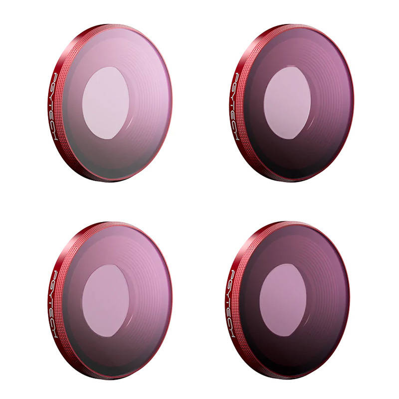 Conjunto de filtros ND PGYTECH P-32C-012 (ND8, ND16, ND32, ND64) para DJI Osmo Action 3