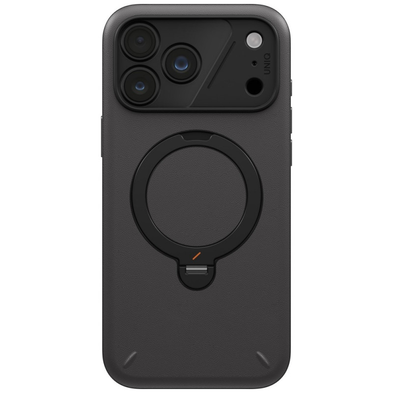 Capa UNIQ Elix para Apple iPhone 18 Pro Max / 17 Pro Max, suporte rotativo 360, cinzento