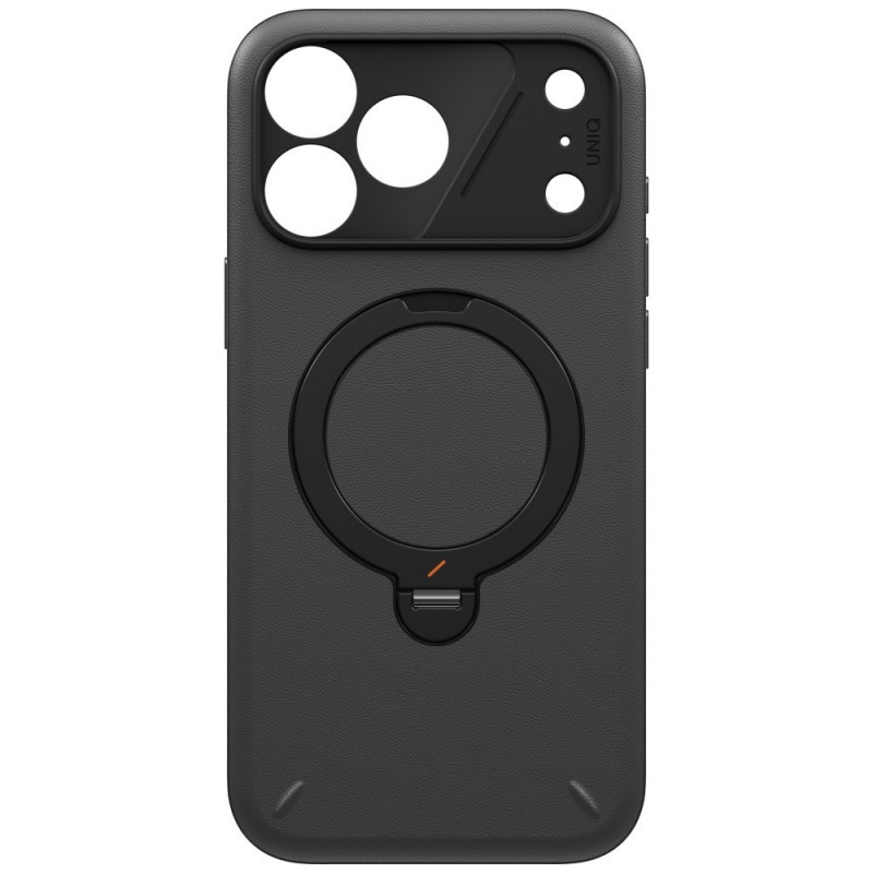 Capa UNIQ Elix para Apple iPhone 18 Pro Max / 17 Pro Max, suporte rotativo 360, cinzento