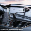 Suporte de telemóvel para painel de automóvel USAMS US-ZJ065 com ventosa, preto (ZJ065ZJ01)