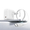 Carregador de parede USAMS CC339 T76 45W GaN USB-C com cabo SJ711 USB-C para USB-C (1 m), branco