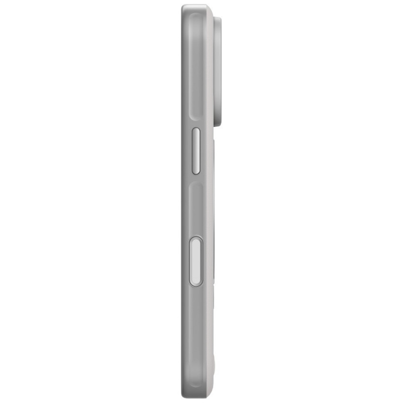 Capa UNIQ Elix para Apple iPhone 18 Pro / 17 Pro, suporte rotativo 360, cinza-claro
