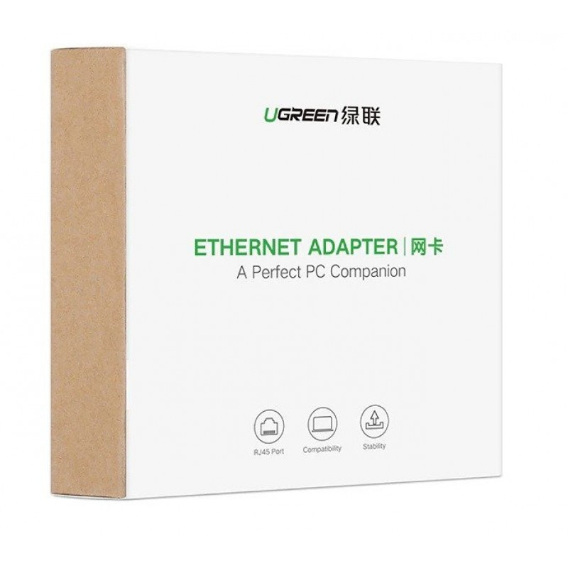 Adaptador Ethernet Gigabit USB 3.0 Ugreen MC209, cinzento