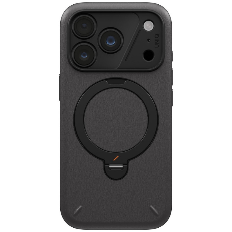 Capa UNIQ Elix para Apple iPhone 18 Pro / 17 Pro, suporte rotativo 360, cinzento
