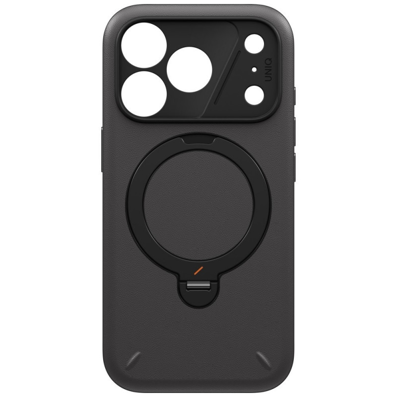 Capa UNIQ Elix para Apple iPhone 18 Pro / 17 Pro, suporte rotativo 360, cinzento