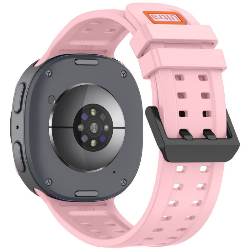 Pulseira Tech-Protect Silicone Air para Samsung Galaxy Watch 8 / 9 / Classic 40 / 44 / 46 mm, rosa em pó