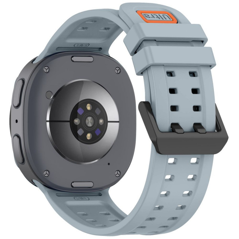 Pulseira Tech-Protect Silicone Air para Samsung Galaxy Watch 8 / 9 / Classic 40 / 44 / 46 mm, cinzento névoa