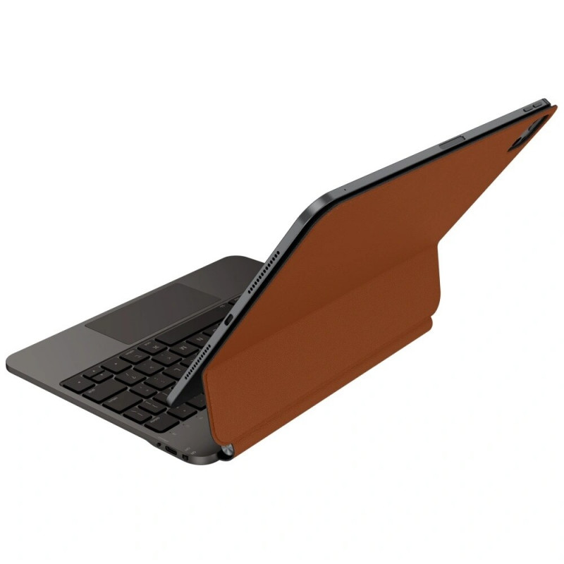 Capa inteligente magnética UNIQ Venno Pro com teclado para Apple iPad Air 11 2024/2025, iPad Air 10.9 2022/2020, iPad Pro 11 2022/2021, caramelo