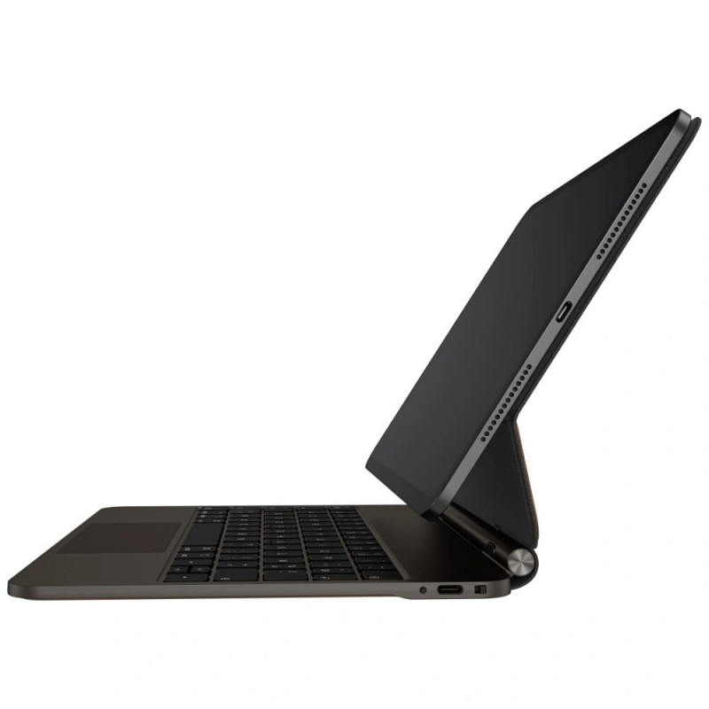 Capa inteligente magnética UNIQ Venno Pro com teclado para Apple iPad Air 11 2024/2025, iPad Air 10.9 2022/2020, iPad Pro 11 2022/2021, caramelo