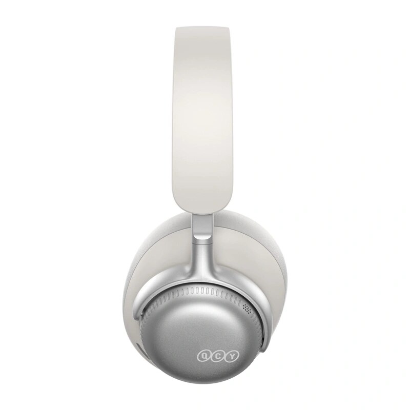 Auscultadores sem fios over-ear QCY H6 Ultra, ANC adaptativo, Bluetooth 6.0, branco