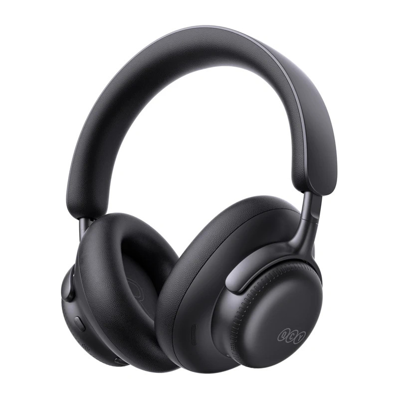 Auscultadores sem fios over-ear QCY H6 Ultra, ANC adaptativo, Bluetooth 6.0, pretos