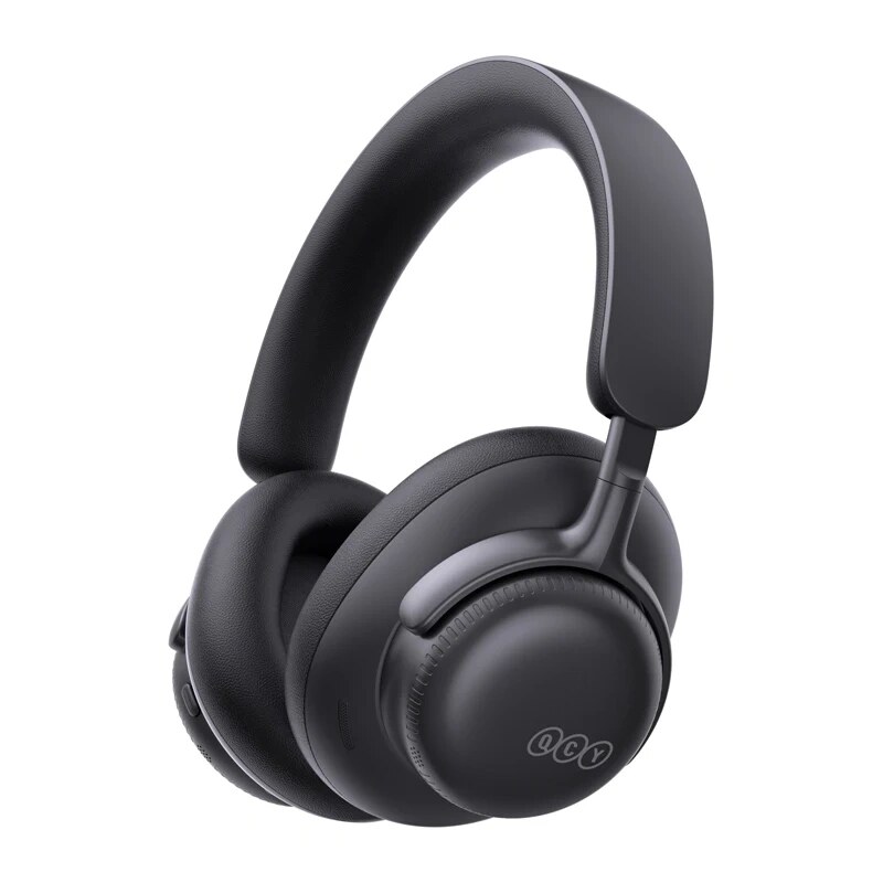 Auscultadores sem fios over-ear QCY H6 Ultra, ANC adaptativo, Bluetooth 6.0, pretos