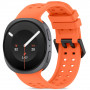 Pulseira de silicone Tech-Protect Silicone Air para Samsung Galaxy Watch 8 / 9 / Classic 40 / 44 / 46 mm, laranja tangerina